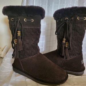 BearPaw Constantine Solid Chocolate Women's Size 8